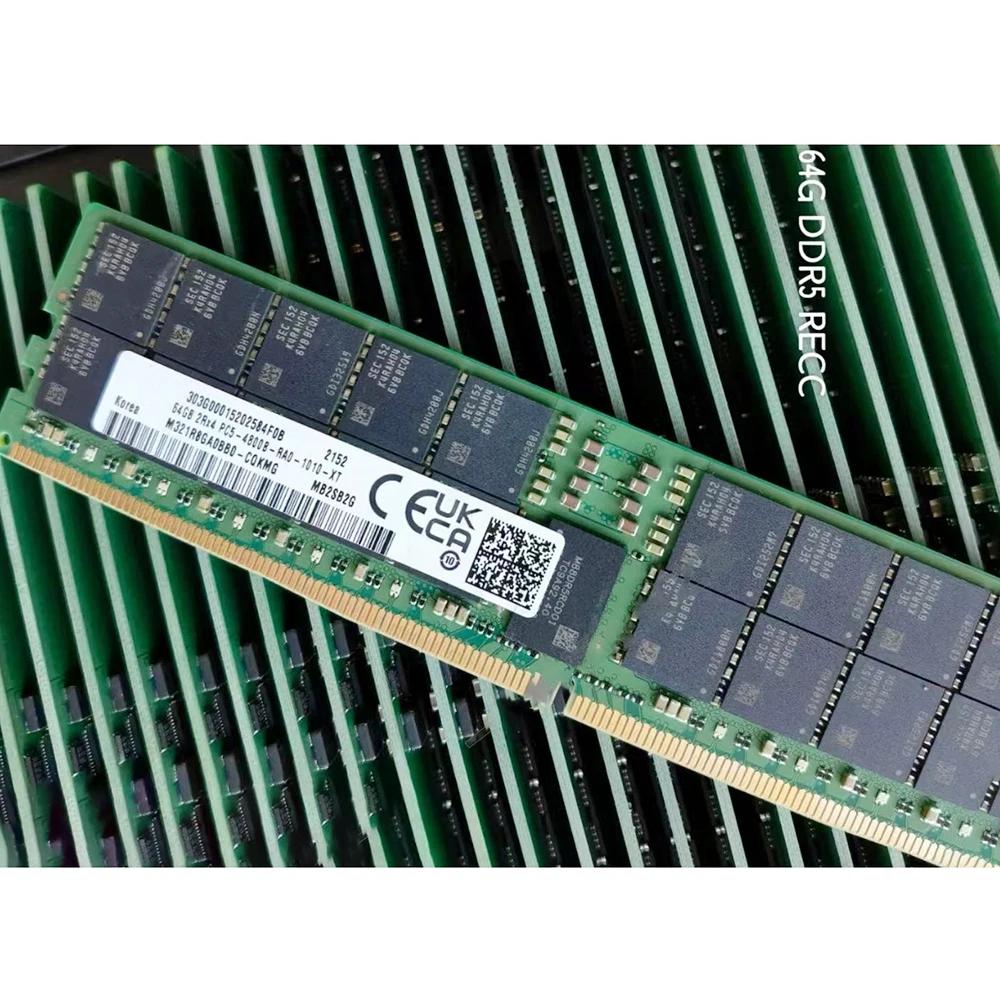 Ｚ DDR5 4800 2RX4 PC5-4800B ECC RDIMM  ޸, 64G 64GB, 1 , ǰ